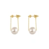 Titanium steel earrings for round faces, slimming and elegant, fashionable long earrings for women, new trend 20 Specification image